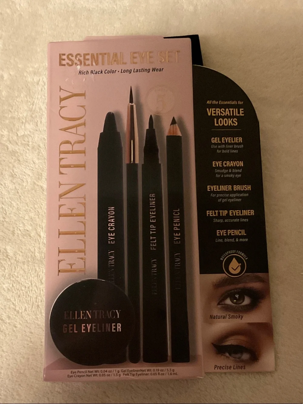 Ellen Tracy Black Essential Eyeliner Set